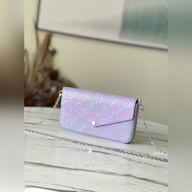 LV Артикул： M61276 Синий Кожаный комплект из трех предметов Бол