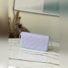LV Артикул： M61276 Синий Кожаный комплект из трех предметов Бол