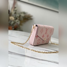 LV Модель： M80498 Розовый Специальная модель Félicie Pochette су