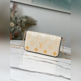 LV Артикул： M80498 Желтый Félicie Pochette сумка на цепочке Мягк