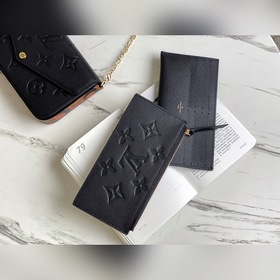 LV Артикул： M80697 Сумка Pochette Félicie с леопардовым принтом 