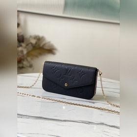 LV Артикул： M80697 Сумка Pochette Félicie с леопардовым принтом