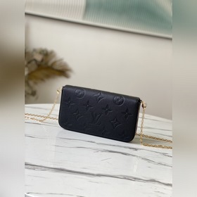 LV Артикул： M80697 Сумка Pochette Félicie с леопардовым принтом 