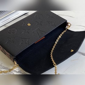 LV Артикул： M80697 Сумка Pochette Félicie с леопардовым принтом 