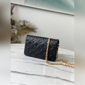 LV Артикул： M80742 Pochette Coussin Сумка на цепочке Мягкая текс