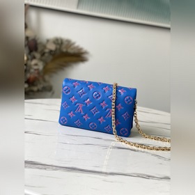 LV Модель： M80743 Pochette Coussin Сумка на цепочке Мягкая текст