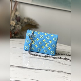LV Модель： M80744 Pochette Coussin Сумка на цепочке Мягкая текст