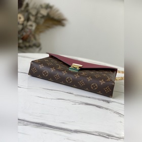 LV Модель： M41201 Фиолетовая сумка с цепочкой Уникальный дизайн 
