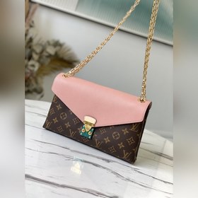 LV Модель： M41201 Красная сумка с цепочкой Уникальный дизайн из