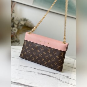 LV Модель： M41201 Красная сумка с цепочкой Уникальный дизайн из 