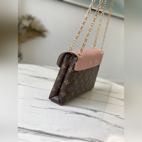 LV Модель： M41201 Красная сумка с цепочкой Уникальный дизайн из 