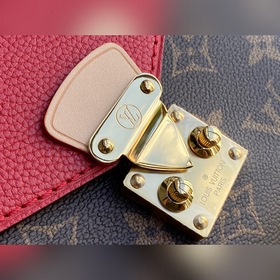 LV Артикул： M41201 Красная сумка на цепочке Уникальный дизайн из