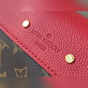 LV Артикул： M41201 Красная сумка на цепочке Уникальный дизайн из