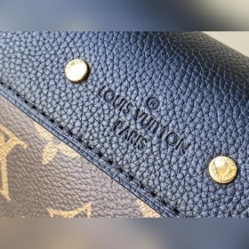 LV Артикул： M41201 Черная сумка через плечо Уникальный дизайн из