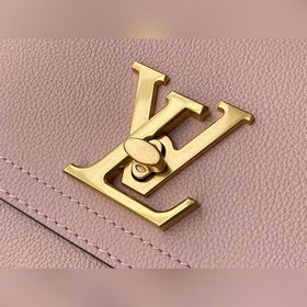LV Модель： M57071 Розовая сумка Lockme Chain Small Изготовлена и