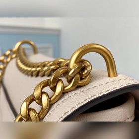 LV Модель： M57072 Серо-коричневая сумка Lockme Chain Small Изгот
