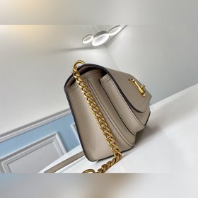 LV Модель： M57072 Серо-коричневая сумка Lockme Chain Small Изгот