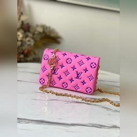 LV Артикул： M80745 Pochette Coussin Сумка на цепочке Мягкая текс