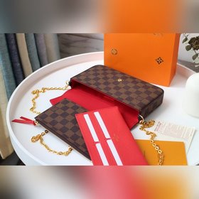 LV FELICIE Большая сумка Модель M61276 Элегантная и роскошная сум