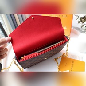 LV FELICIE Большая сумка Модель M61276 Элегантная и роскошная сум
