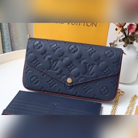 LV сумка POCHETTE FELICIE Артикул： M64065 Элегантная и компакт