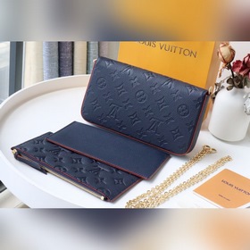 LV сумка POCHETTE FELICIE Артикул： M64065 Элегантная и компакт