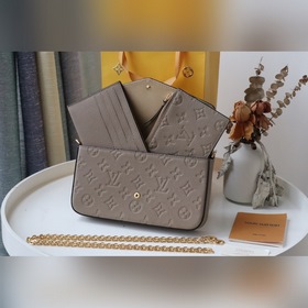 LV Артикул： M68697 Серый POCHETTE FéLICIE сумка на цепочке Сум