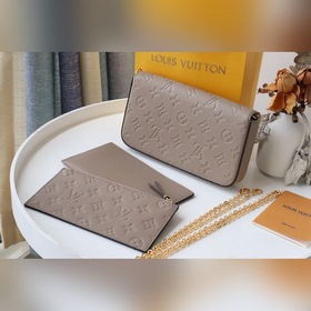 LV Артикул： M68697 Серый POCHETTE FéLICIE сумка на цепочке Сум