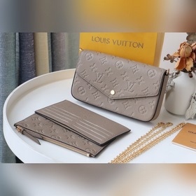 LV Артикул： M68697 Серый POCHETTE FéLICIE сумка на цепочке Сум