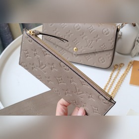 LV Артикул： M68697 Серый POCHETTE FéLICIE сумка на цепочке Сум