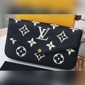 LV модель M69977 сумка с цепочкой из кожи с принтом. Конструкция