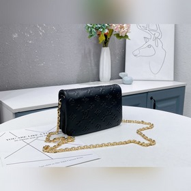 LV Pochette Coussin сумка на цепочке Артикул： m80742 Черный Мяг