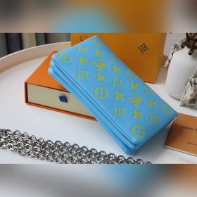 LV 【Pochette Coussin сумка на цепочке】 Артикул： M80743 Синий Мя