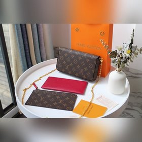 LV FELICIE Большая сумка Модель M61276 Элегантная и роскошная сум