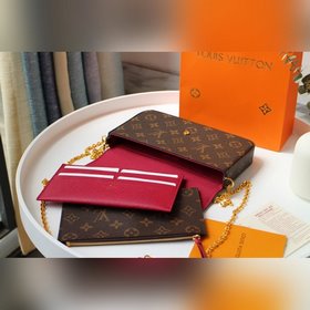 LV FELICIE Большая сумка Модель M61276 Элегантная и роскошная сум