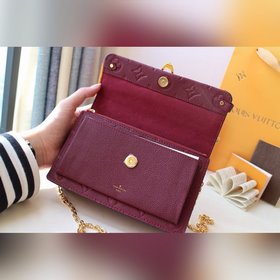 LV VAVIN Цепочка для сумки Модель M67841 Кожа с тиснением Кошелек