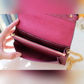 LV VAVIN Цепочка для сумки Модель M67841 Кожа с тиснением Кошелек