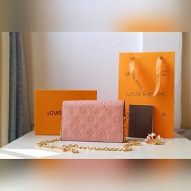 LV VAVIN Цепочка для сумки Модель M67841, полностью из кожи с тис