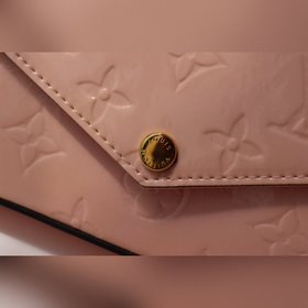 LV Розовый Monogram Vernis лакированная кожа Сумка с цепочкой Ко
