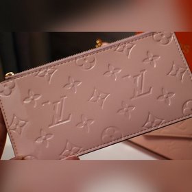 LV Розовый Monogram Vernis лакированная кожа Сумка с цепочкой Ко