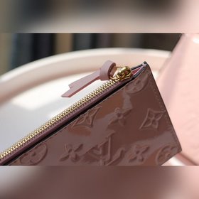 LV Розовый Monogram Vernis лакированная кожа Сумка с цепочкой Ко