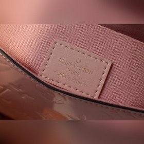 LV Розовый Monogram Vernis лакированная кожа Сумка с цепочкой Ко