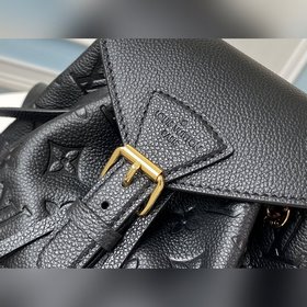LV Модель M45205 Черный Маленький Рюкзак Изготовлена из мягкой т