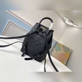 LV Модель M45205 Черный Маленький Рюкзак Изготовлена из мягкой т