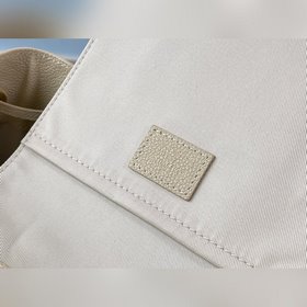 LV Модель M45397 Кремовый белый Большой рюкзак Изготовлен из мяг