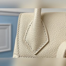 LV Модель M45397 Кремовый белый Большой рюкзак Изготовлен из мяг