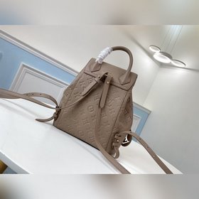 LV Модель M45410 Коричнево-серый Большой рюкзак Изготовлена из м