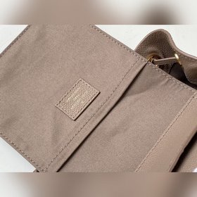 LV Модель M45410 Коричнево-серый Маленький рюкзак Изготовлена из