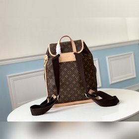 LV Модель M40107 Monogram Сумка через плечо из парусины с назван