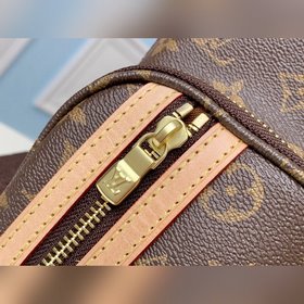 LV Модель M40107 Monogram Сумка через плечо из парусины с назван